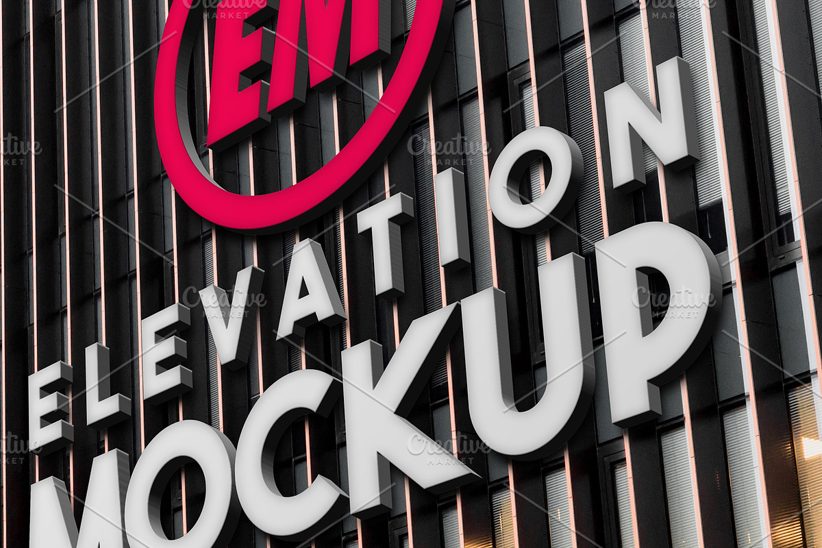 Elevation Signboard Mockups, a Product Mockup by Mint Actions (Photo 5 of 13)