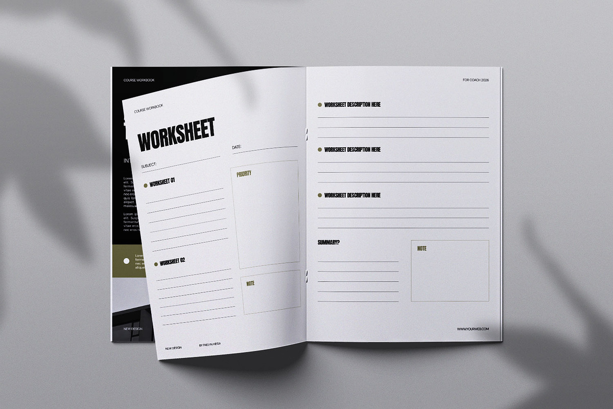 Course Workbook, a Magazine Template by Portocraft (Photo 3 of 6)