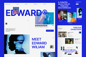 Agency & Personal Portfolio Site, an UI Kit Template by Sans Design