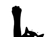 Cat svg, Funny Cats Vector Cut Files, an Animal Illustration by Watercolor_Vector Graphic (Thumbnail 13 of 25)