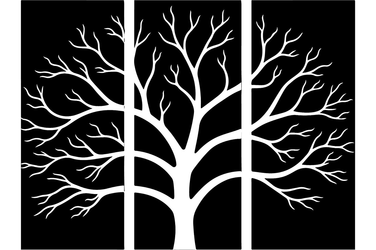 Leafless Tree Silhouette SVG Bundle, an Object Graphic by Designer_Momina (Photo 3 of 20)