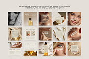 400 Skincare Instagram Templates, a Social Media Template by Instprofi | Studio Estimo (Thumbnail 4 of 15)