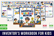 Inventor Workbook for Kids, a Stationery Template by Designmela01 (Thumbnail 1 of 5)