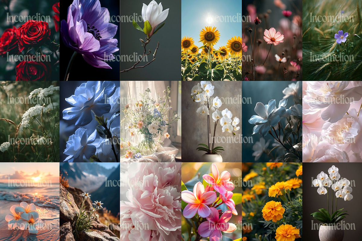 125 Flowers Stock Photos, a Nature Photo by Incomelion (Photo 8 of 12)