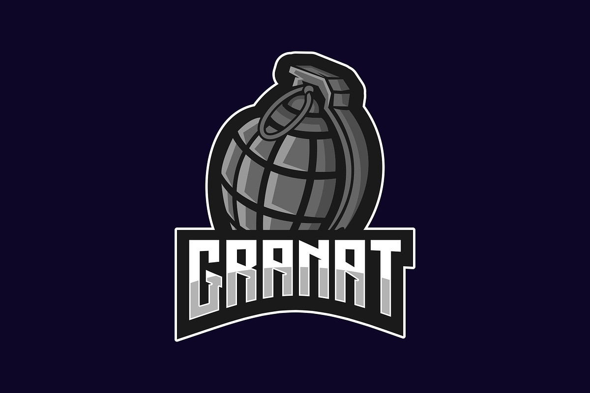Granat Mascot Sport Logo Vector, a Branding & Logo Template by Jhon.aburame