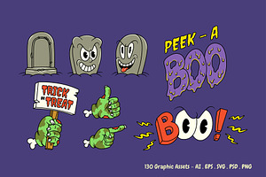 Halloween Cartoon Bundle