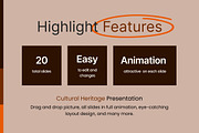 Cultural Heritage Google Slides, a Presentation Template by Loin Studio (Thumbnail 2 of 4)