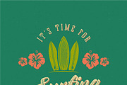 Vintage Surfing Labels/Logos Set, a Branding & Logo Template by Createvil (Thumbnail 7 of 8)