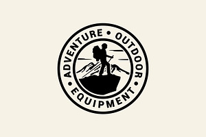 Adventure Traveling Shop logo, a Branding & Logo Template by Atlantis X Nurman Arbai