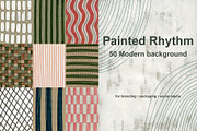 Painted Rhythm Backgrounds., a Background Graphic by TaPilipa (Thumbnail 1 of 7)