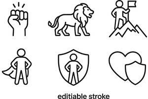 Vector illustration featuring icons, an Object Illustration by ZinetroN