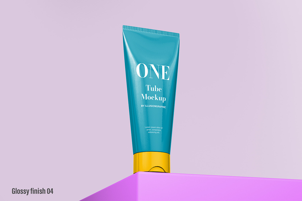 Skincare Tube Mockup 4 view 8 mockup, a Packaging Mockup by Illusiongraphic (Photo 5 of 20)