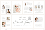 Minimalist Newborn Photography Guide, a Marketing Template by Sweet Little Muse (Thumbnail 1 of 8)