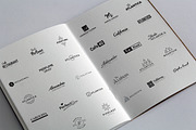 120 Minimal Typography Logos Bundle, a Branding & Logo Template by XpertgraphicD (Thumbnail 2 of 9)