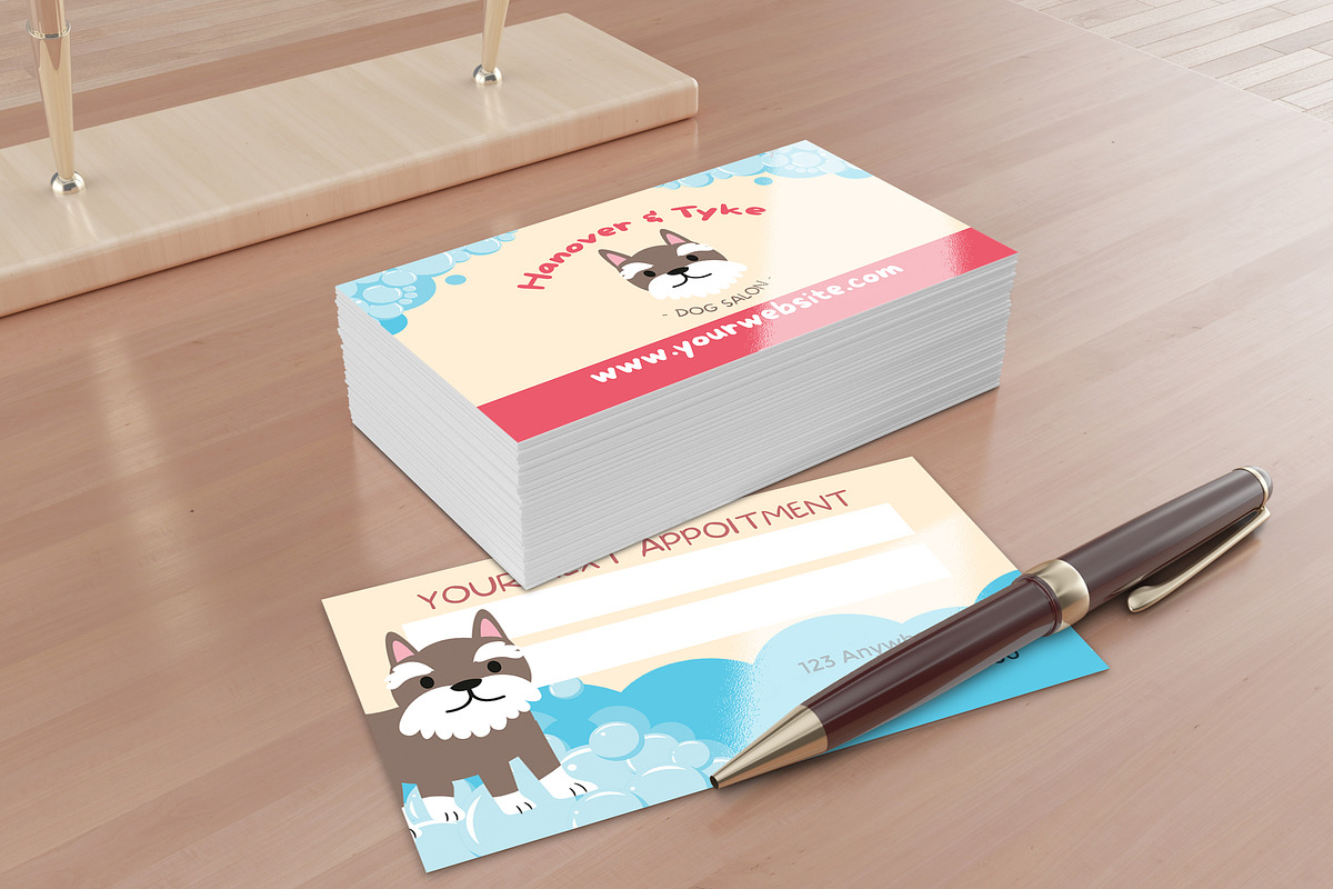 Pet Appointment Business Card, a Business Card Template by Graphic Origin (Photo 3 of 3)