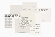 CANVA PS Instagram Quotes Posts, a Social Media Template by Love Radiation Studio (Thumbnail 5 of 16)
