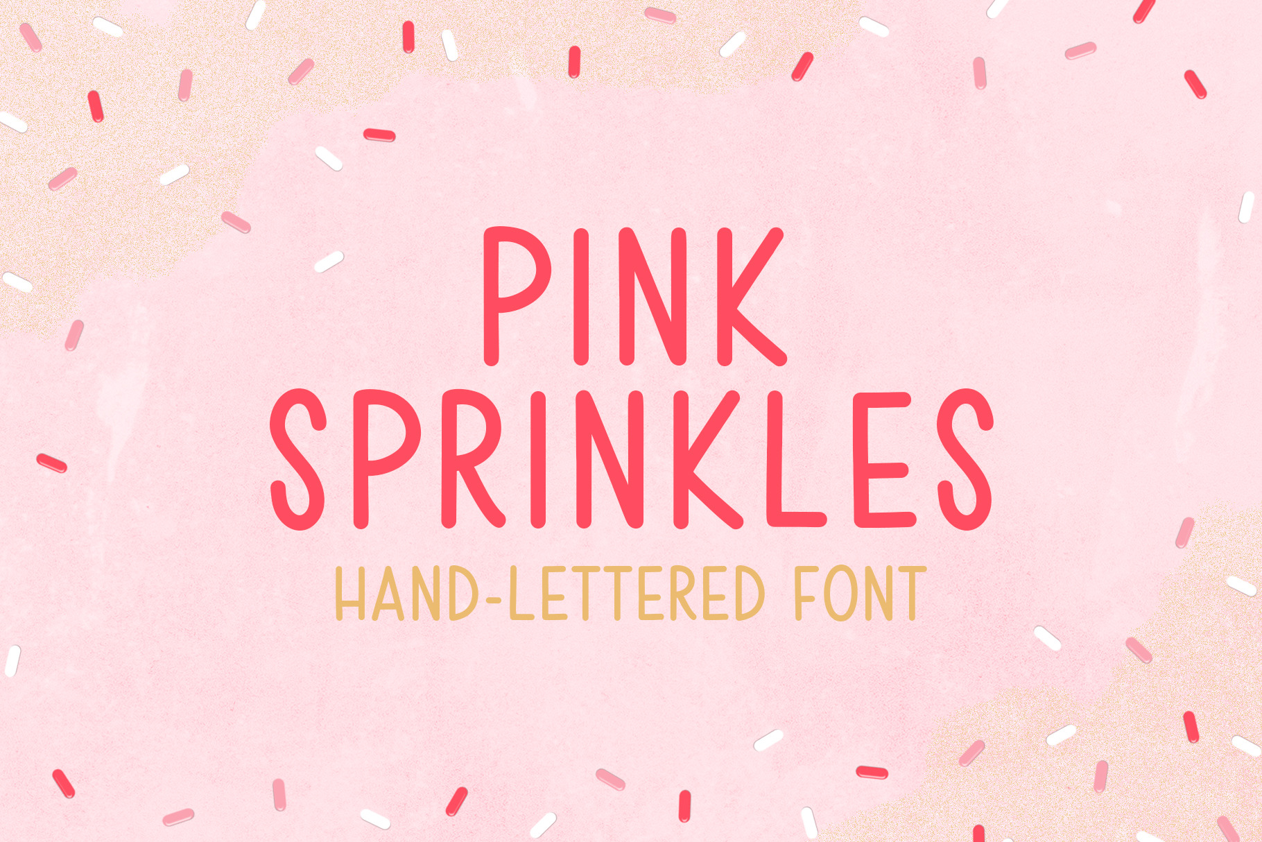 Pink Sprinkles Handwritten Font 