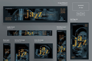 Banners Pack Jazz Festival