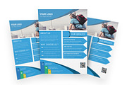 Corporate Flyer Template, a Flyer Template by DeviserWeb (Thumbnail 2 of 4)