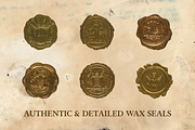 36 Authentic Gold Seals + Textures, an Object Graphic by Sick Optix (Thumbnail 2 of 8)