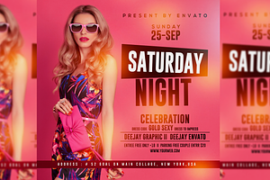 Ladies Night Flyer Template