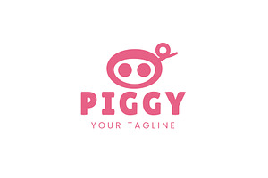 piggy logo vector icon illustration, a Branding & Logo Template by Dyn Studio
