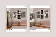 Wall Art Gallery Mockups PIXIE, a Household Mockup by Bonumo (Thumbnail 7 of 14)