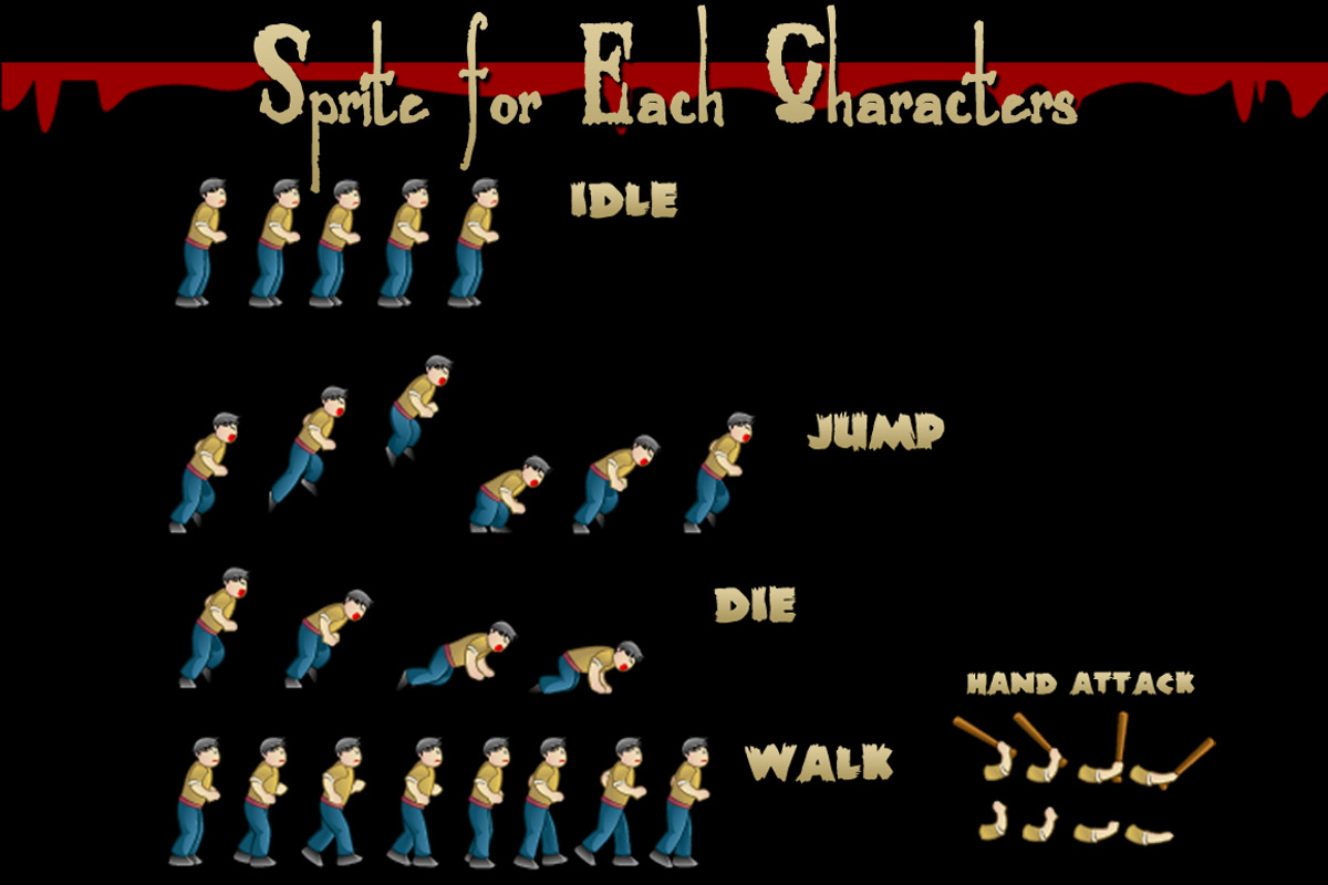 Zombie Escape Game Assets, an Illustration by erkoudesign (Photo 11 of 16)