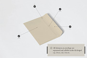 Envelope & Card Invitation Mockups, a Print Template by Mockstore (Thumbnail 5 of 14)