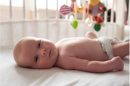 newborn baby boy in the bed, the, a Person Photo by Koldunova