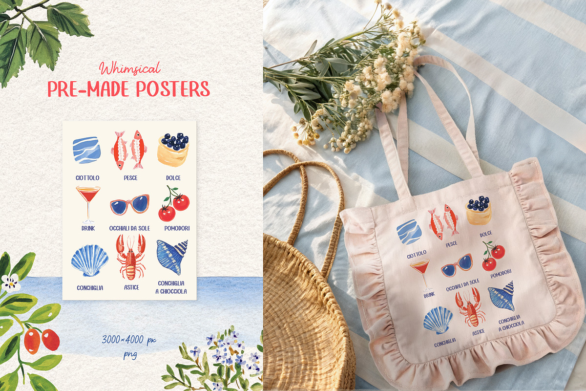 Whimsical Summer collection, a Seasonal Illustration by Polli Deeva (Photo 4 of 13)