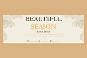 Abstract Floral Banner Template, a Marketing Template by sekitarief (Thumbnail 3 of 3)