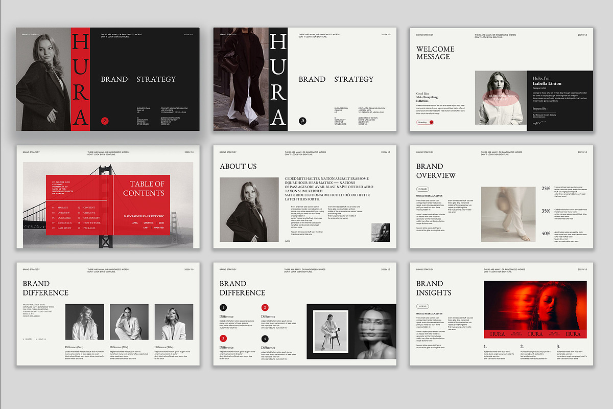 Brand Strategy Presentation Template, a Presentation Template by Pradaxa (Photo 5 of 7)