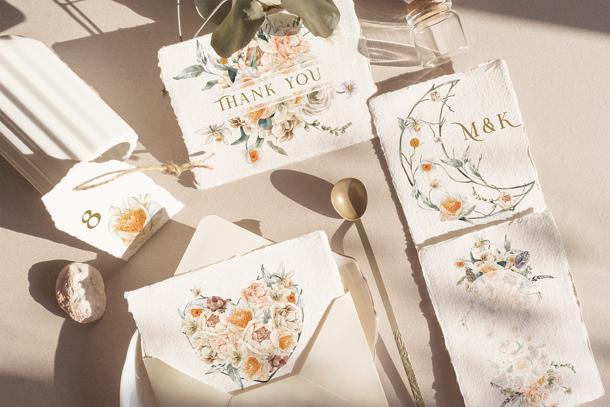 -20% Bloom Floral Watercolor Bundle, an Object Graphic by Cat In Colour (Photo 12 of 14)