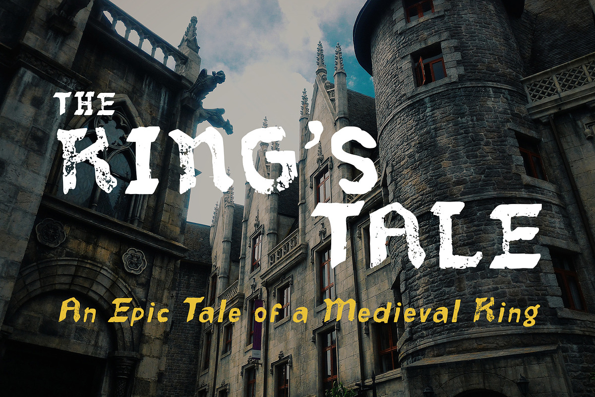 There Was a King Medieval Font, a Serif Font by Fontastic Ventures (Photo 2 of 5)