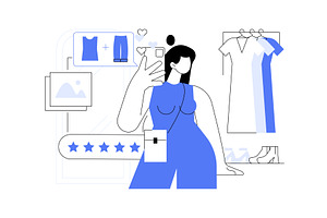 Stylish combination isolated cartoon, a Person Illustration by Visual Generation
