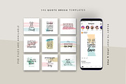 Instagram Social Media Quotes CANVA, a Social Media Template by Eviory (Thumbnail 12 of 55)