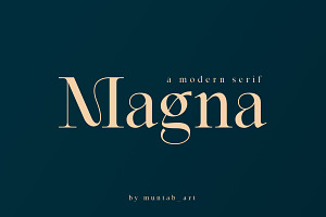 Magna Modern Serif Font