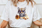 Cute Tiger Oktoberfest Clipart, an Illustration by Pixels.Craft (Thumbnail 6 of 7)