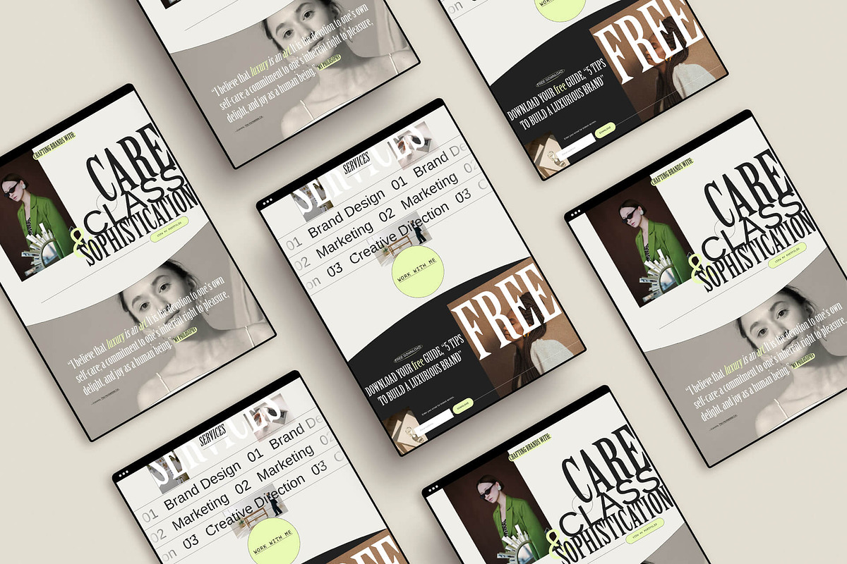 Emille Squarespace Website Template, a Squarespace Template by The Humanista Co. (Photo 2 of 17)