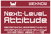 WHO'S NEXT font, a Font by weknow (Thumbnail 4 of 8)