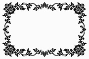 Elegant Floral Border Vector Design,, an Illustration by Amazin_art (Thumbnail 17 of 26)