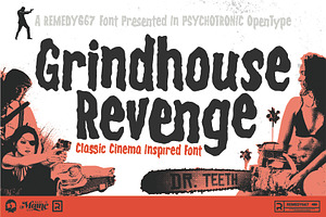 Grindhouse Revenge - Font