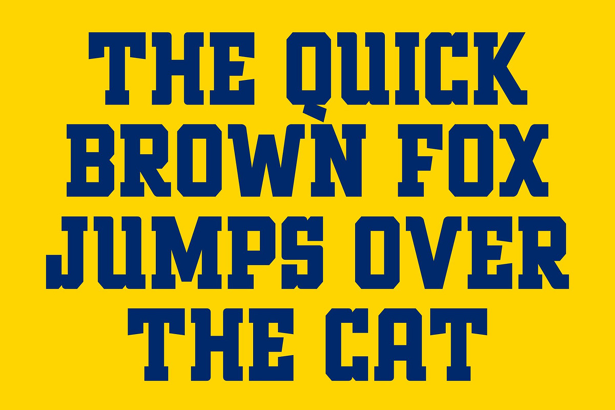 CS Allied – Sporty Font, a Serif Font by Craft Supply Co. (Photo 6 of 8)