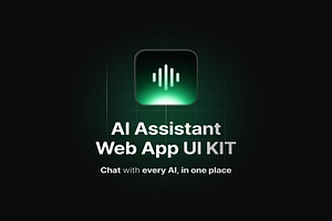 AIVORA: AI Assistant Web App UI KIT, an UI Kit Template by Creative Perspective