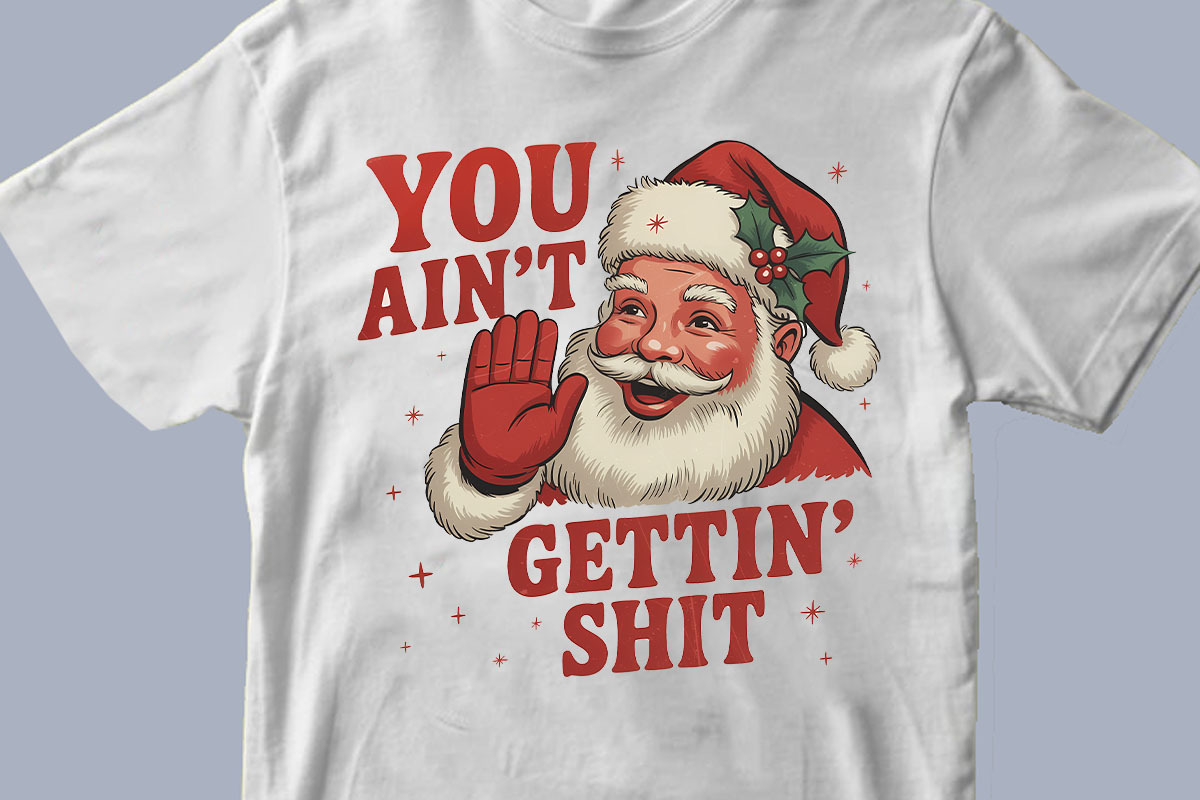 Sarcastic Santa Xmas PNG, a Graphic by olgasallom (Photo 2 of 3)