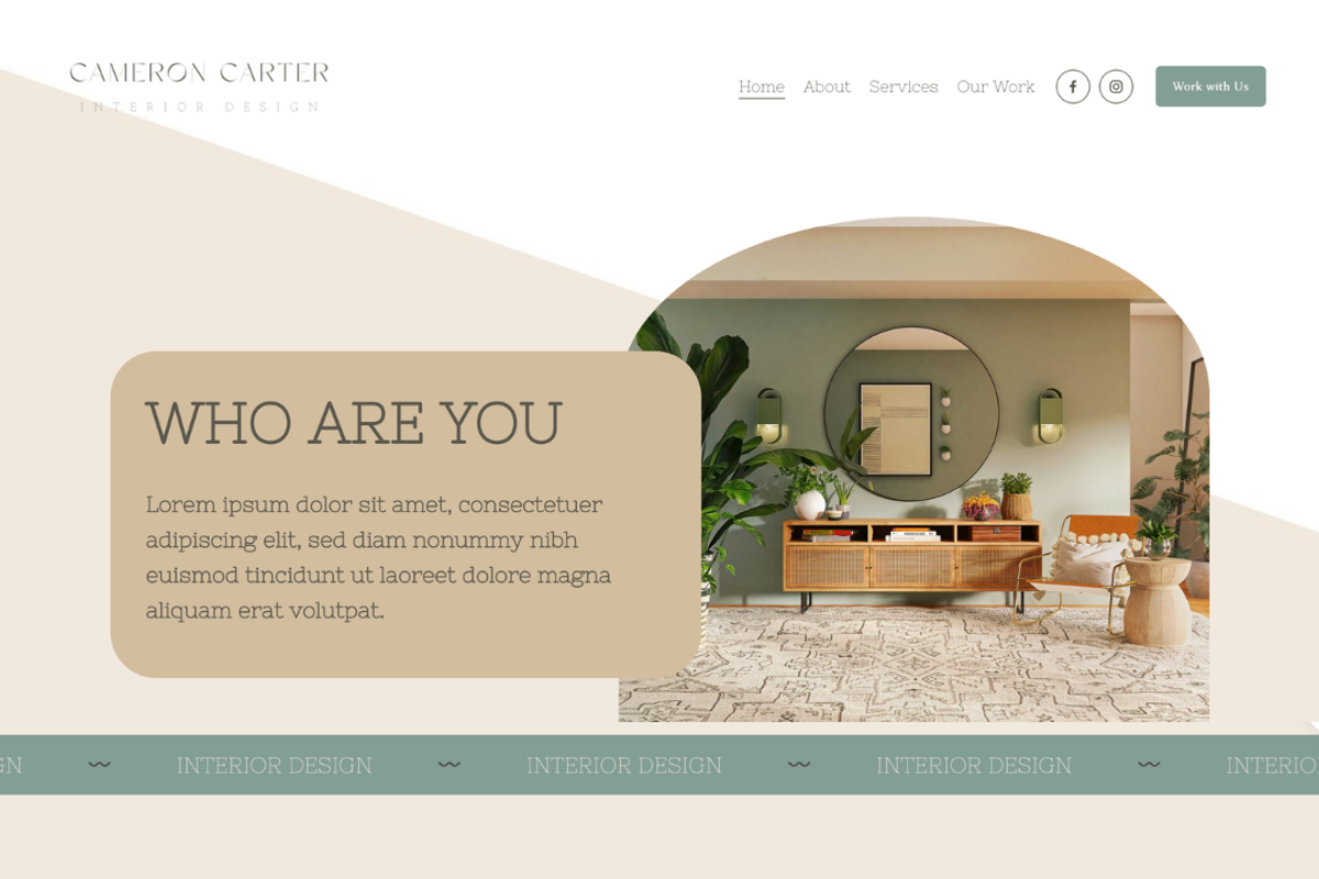 Cameron Squarespace 7.1 Template, a Squarespace Template by Coral June Designs
