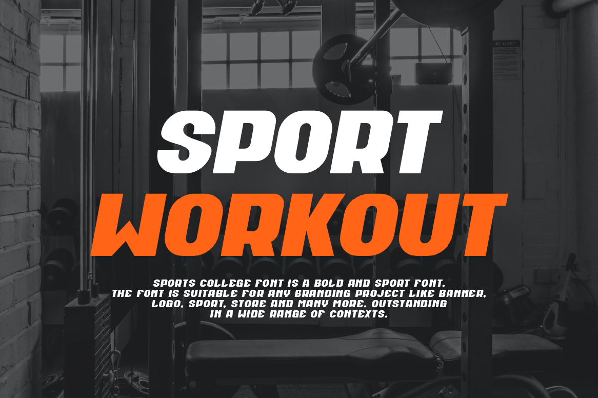 Sports College - Font Duo, a Handwritten Font by QR Design Studio (Photo 2 of 12)