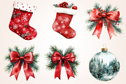 Cozy Christmas Clipart, a Seasonal Illustration by Housui Patterns (Thumbnail 7 of 14)