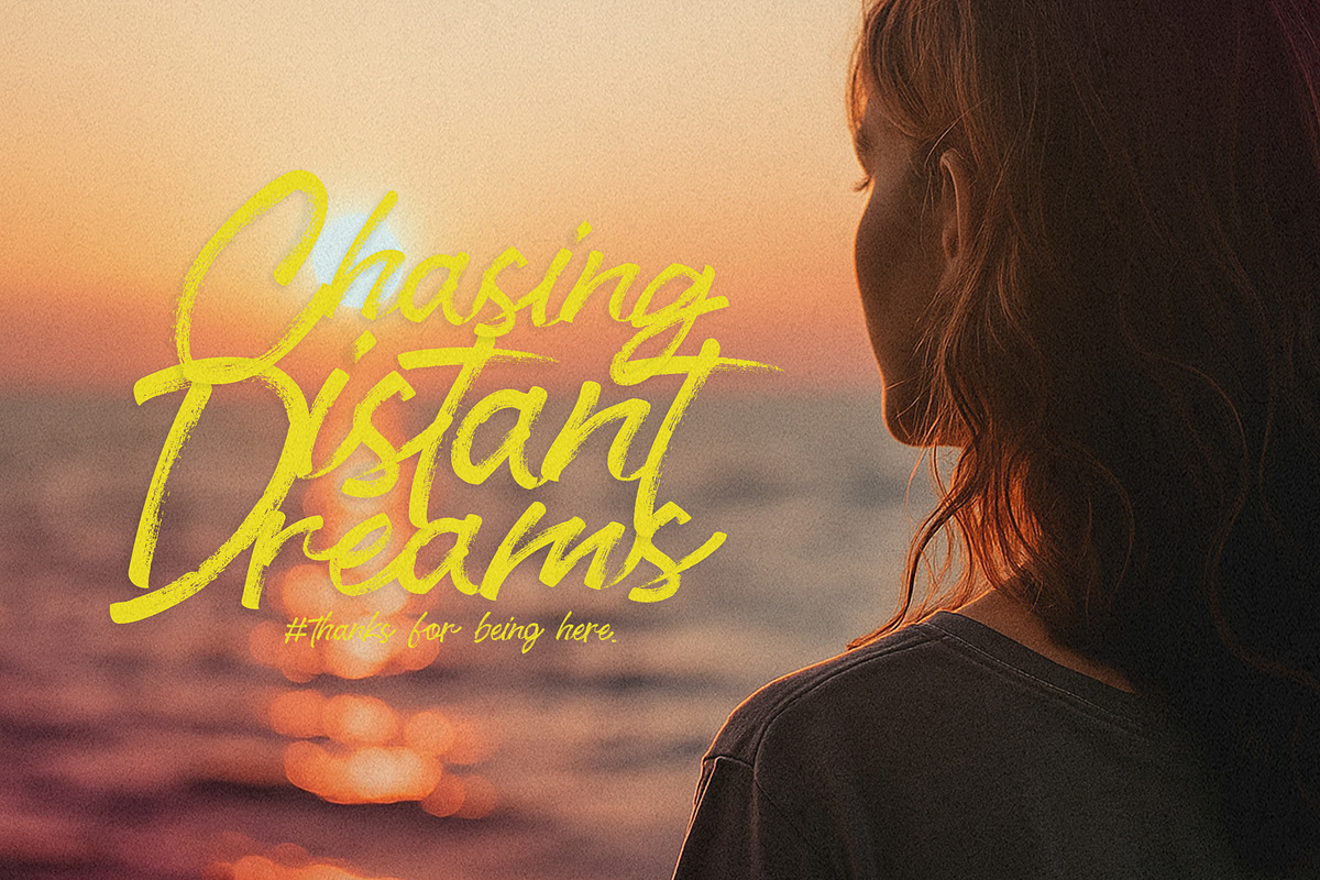 Holtemia Script – Brush Script font, a Script Font by MEANDSTUDIO (Photo 9 of 9)